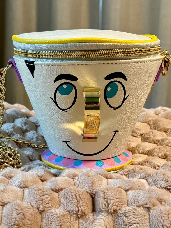Loungefly Handbags - Loungefly Disney Beauty And The Beast Chip Crossbody Bag
